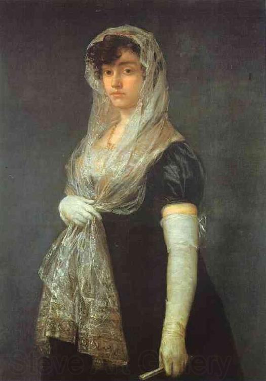 Francisco Jose de Goya Bookseller's Wife France oil painting art